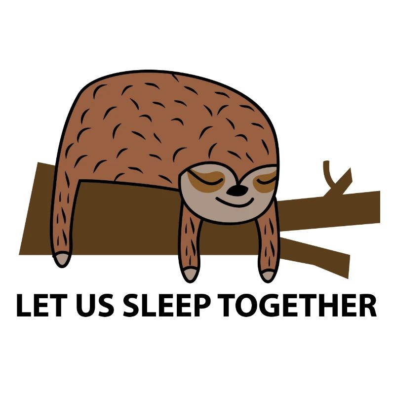 Sleeping together- sloth
