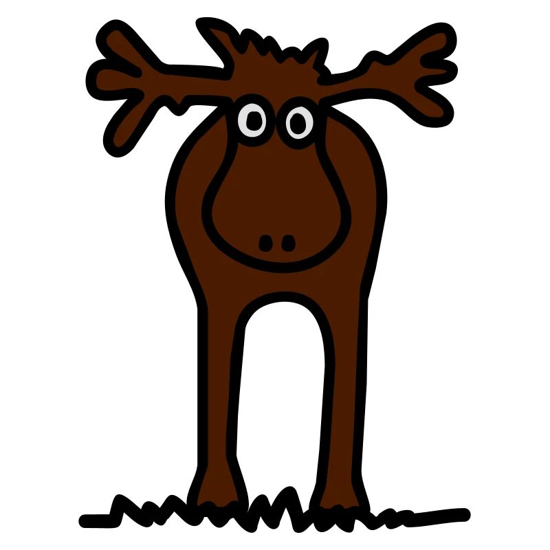 Lustiger Elch oder Rentier?