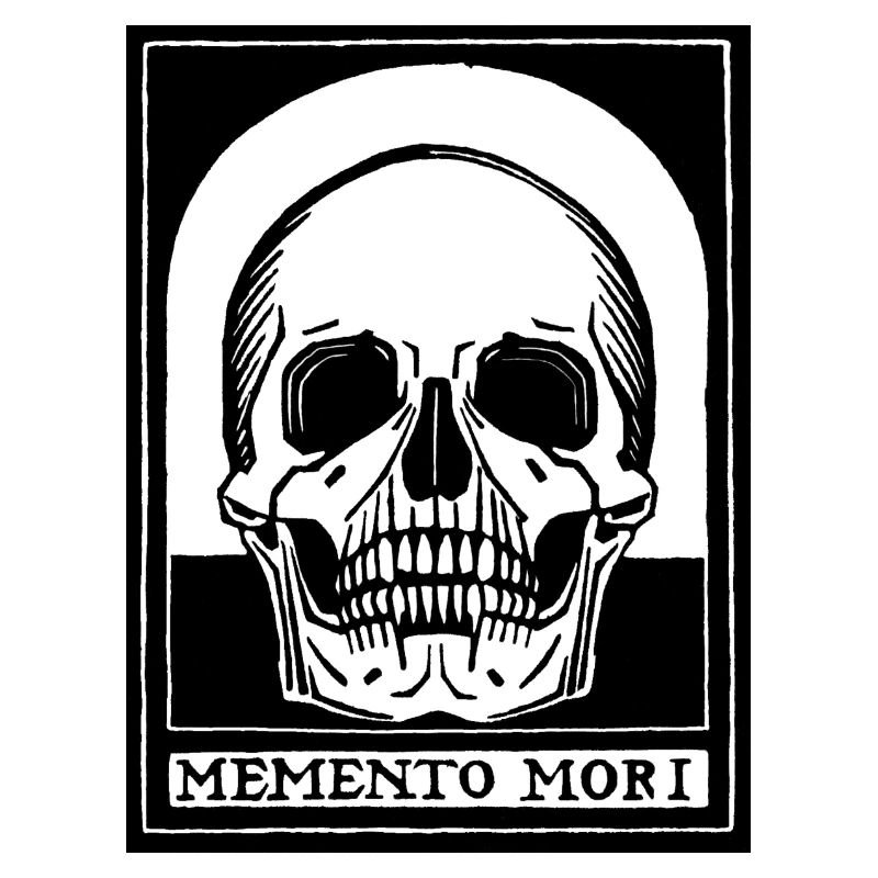 Memento Mori (schwarze Version)
