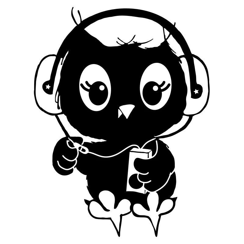 Eule Musik Kopfhörer