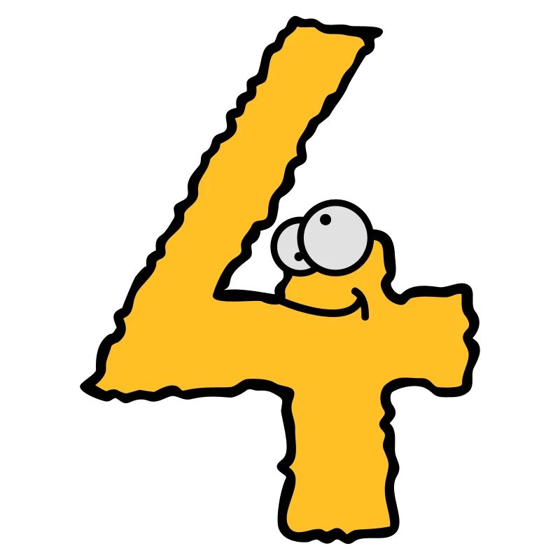 Lustiges 4 Vier Comic Monster