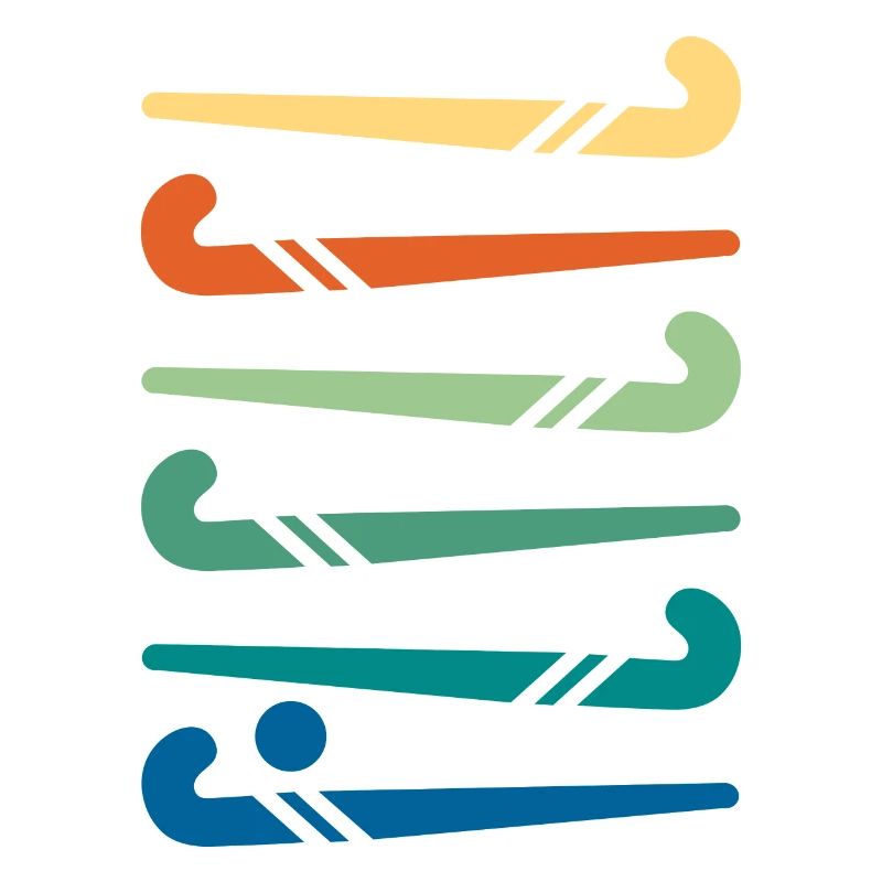 Hockeyschläger bunt