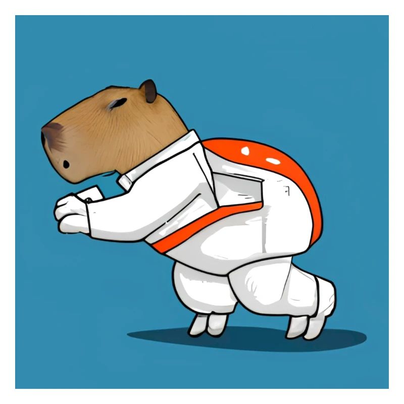 Capybara astronaut
