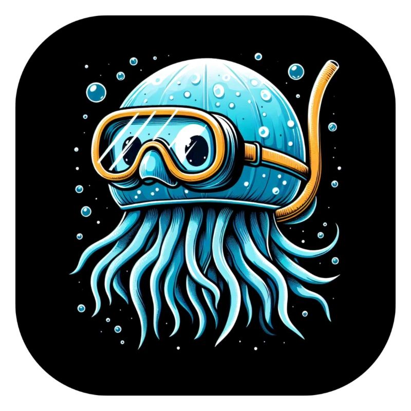 Octopus with Diving Goggles Comic