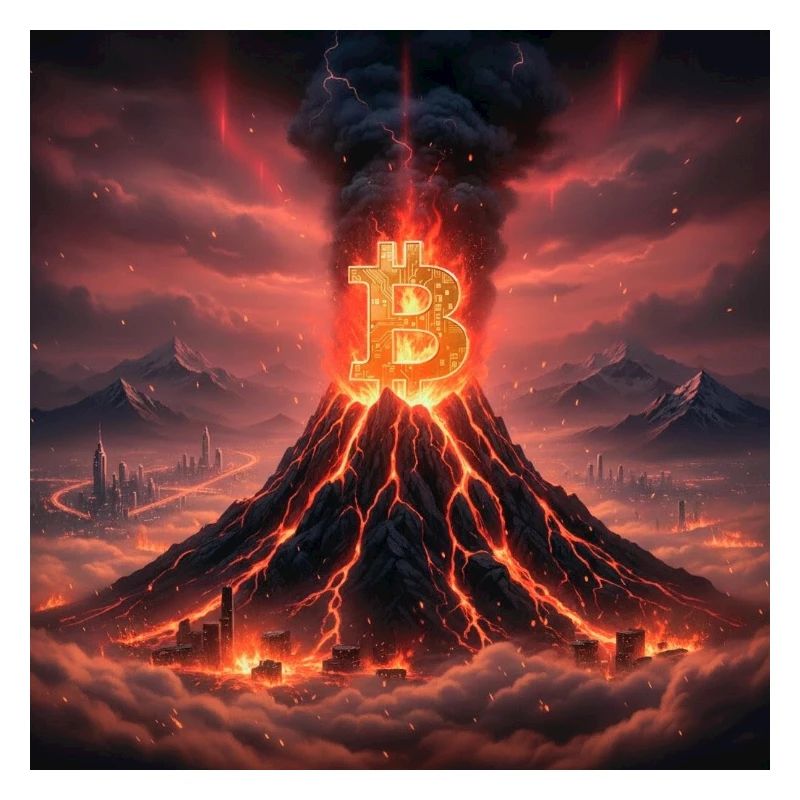 Bitcoin volcano eruption