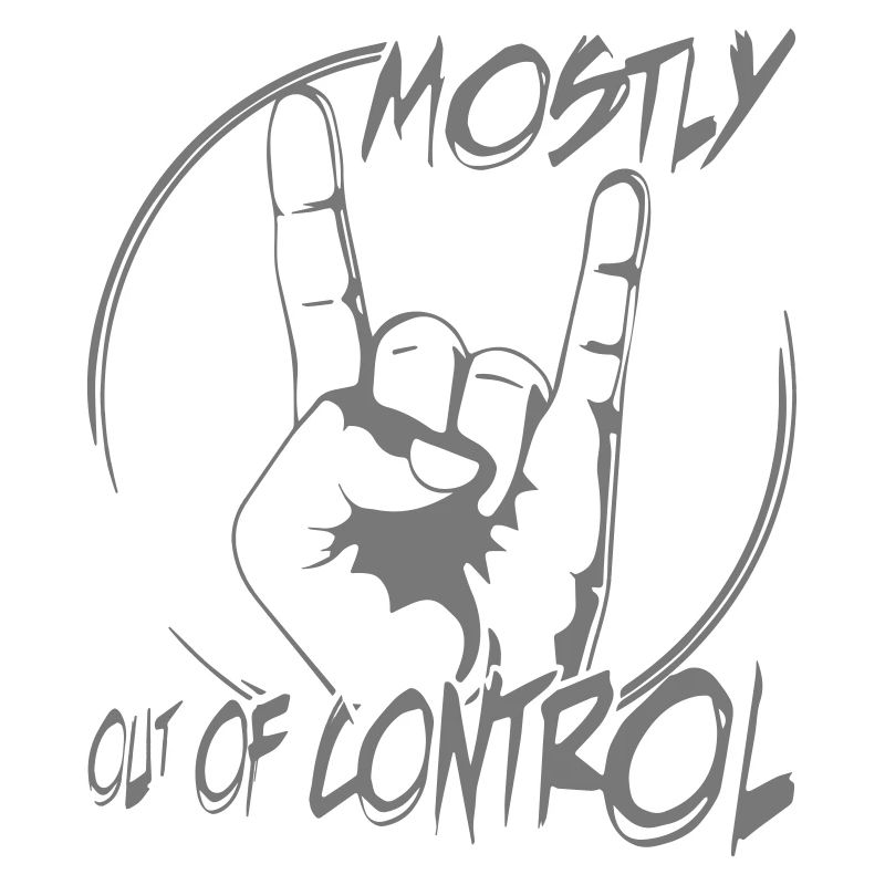 Mostly out of control Pommesgabel Mano cornuto