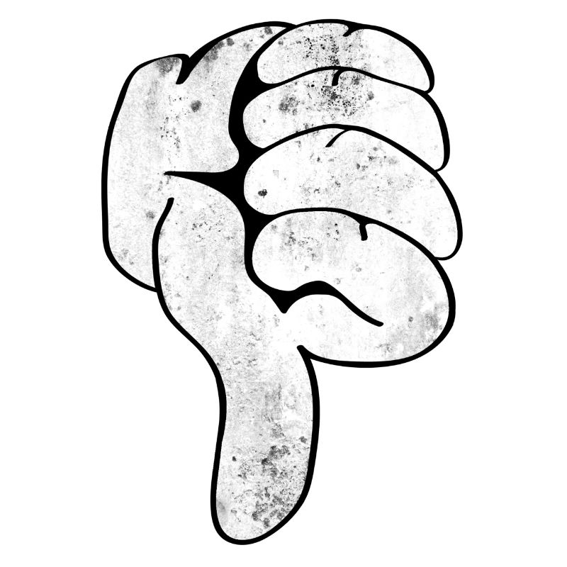 Thumbs down