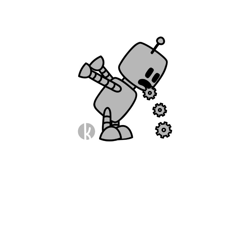Robo Kotz - Funny robot design gift