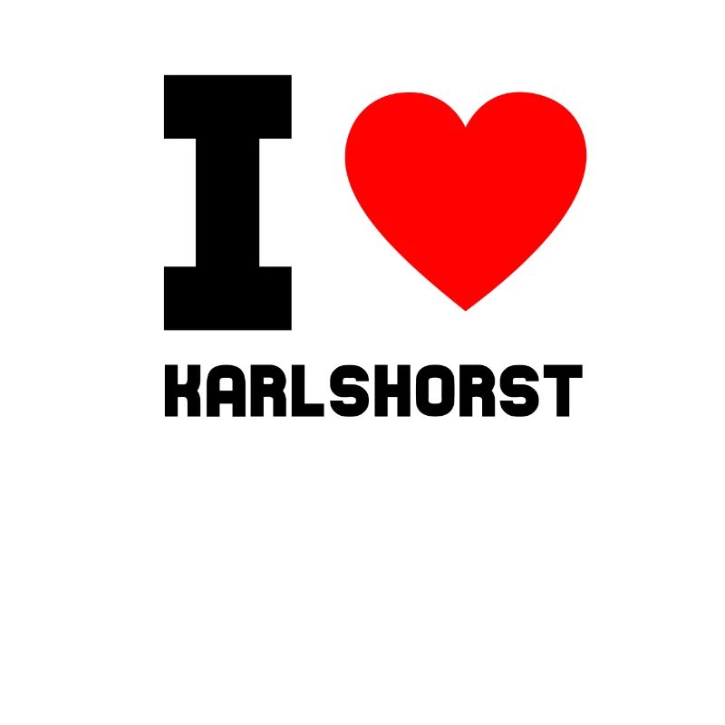 I Love Berlin Karlshorst Geschenk Idee Herz Stadt