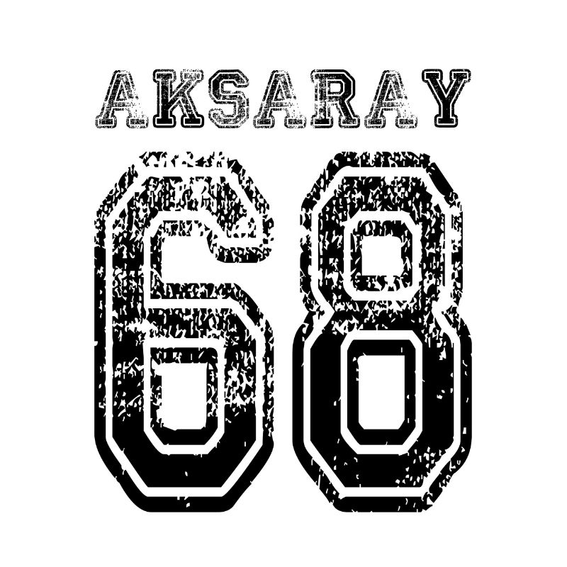 68 plaque d'immatriculation Aksaray turque comme un cadeau