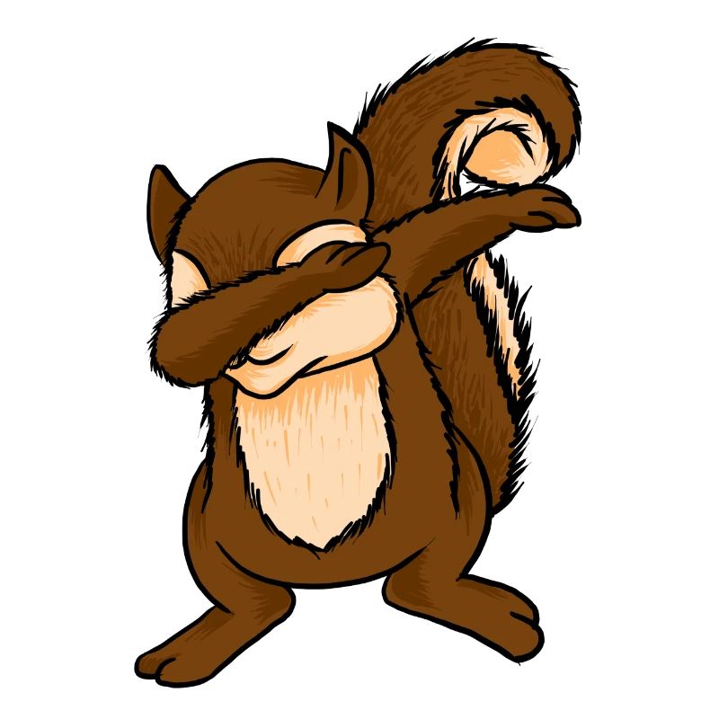 Dabbing Squirrel Funny Chipmunks Dab Animal Lover