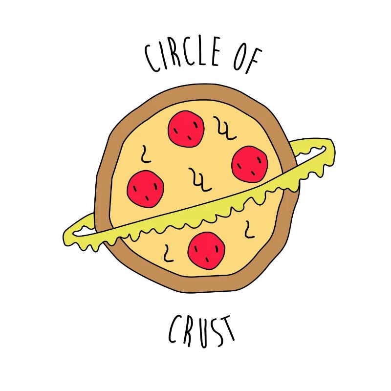 Pizza Cercle de croûte