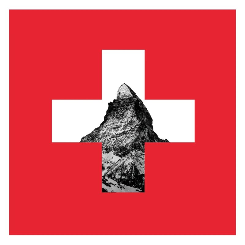 Suisse Cervin Drapeau