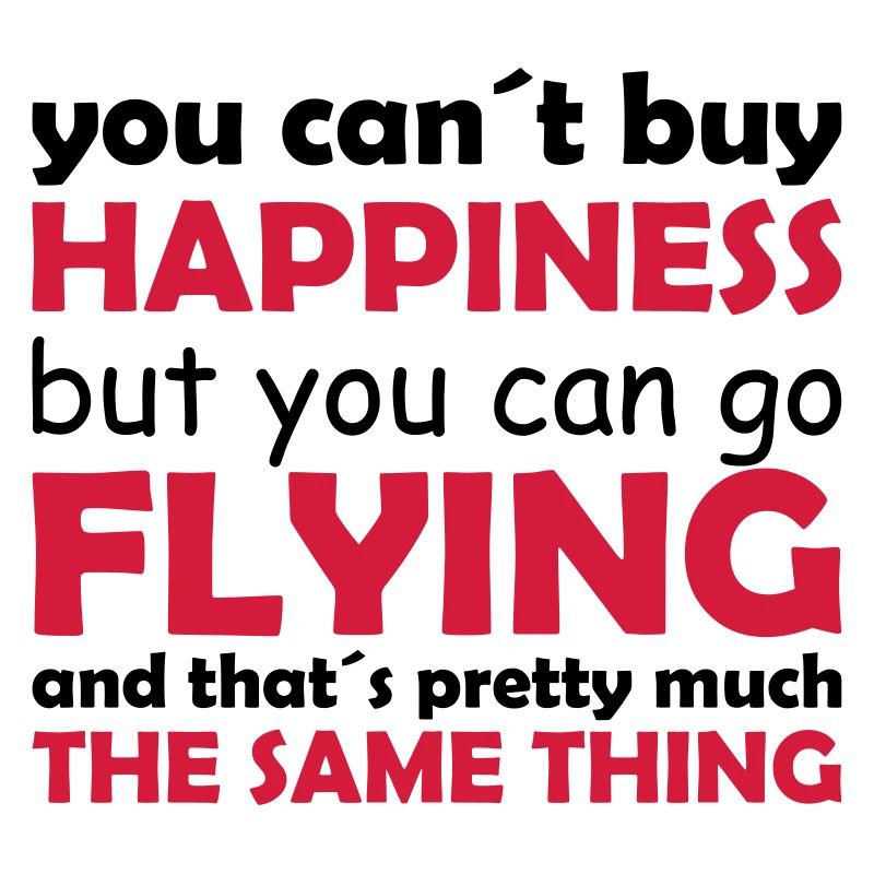happiness flying