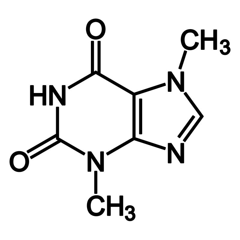 Theobromine Molecule (Chocolate)