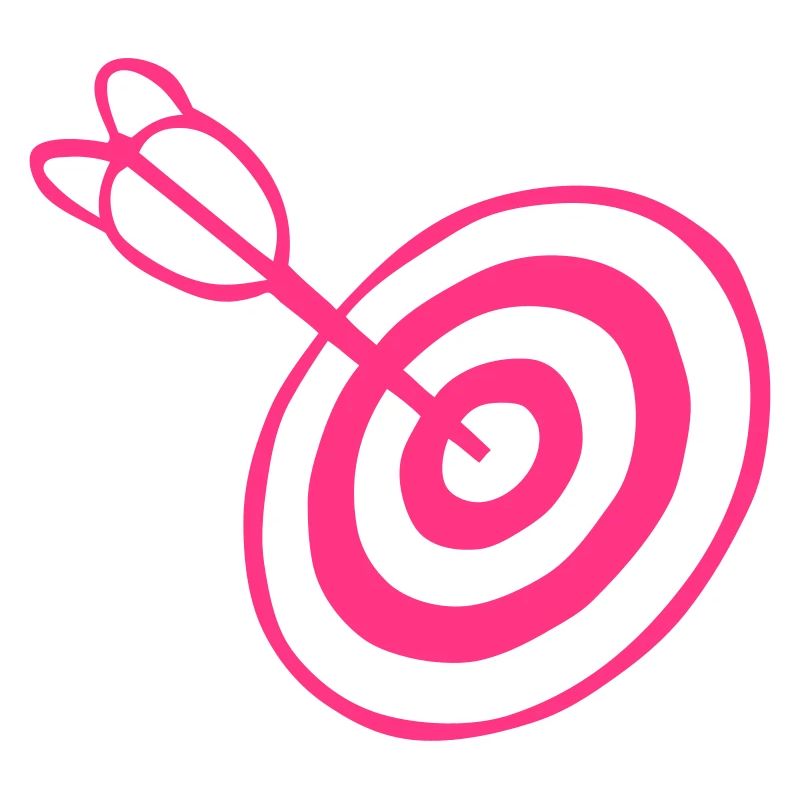 cible fleche flechette mille centre