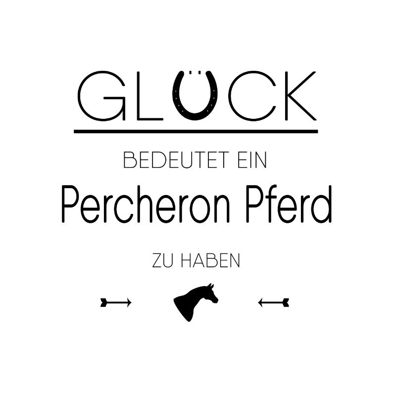 Percheron Pferd Geschenk