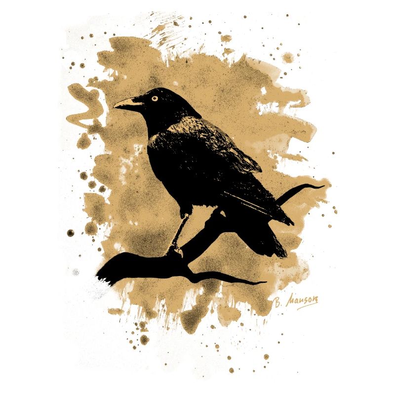 Crow bleached - natural