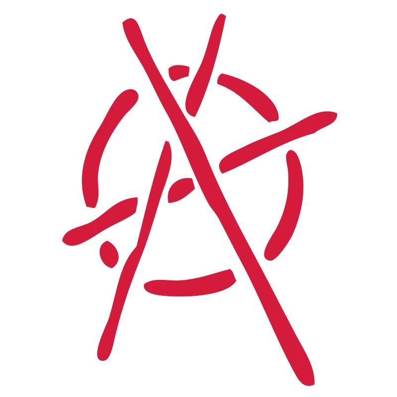 anarchy logo stencil