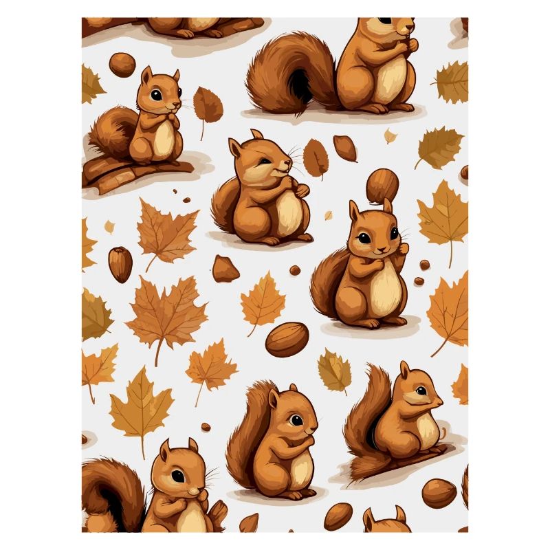 Süße Eichhörnchen