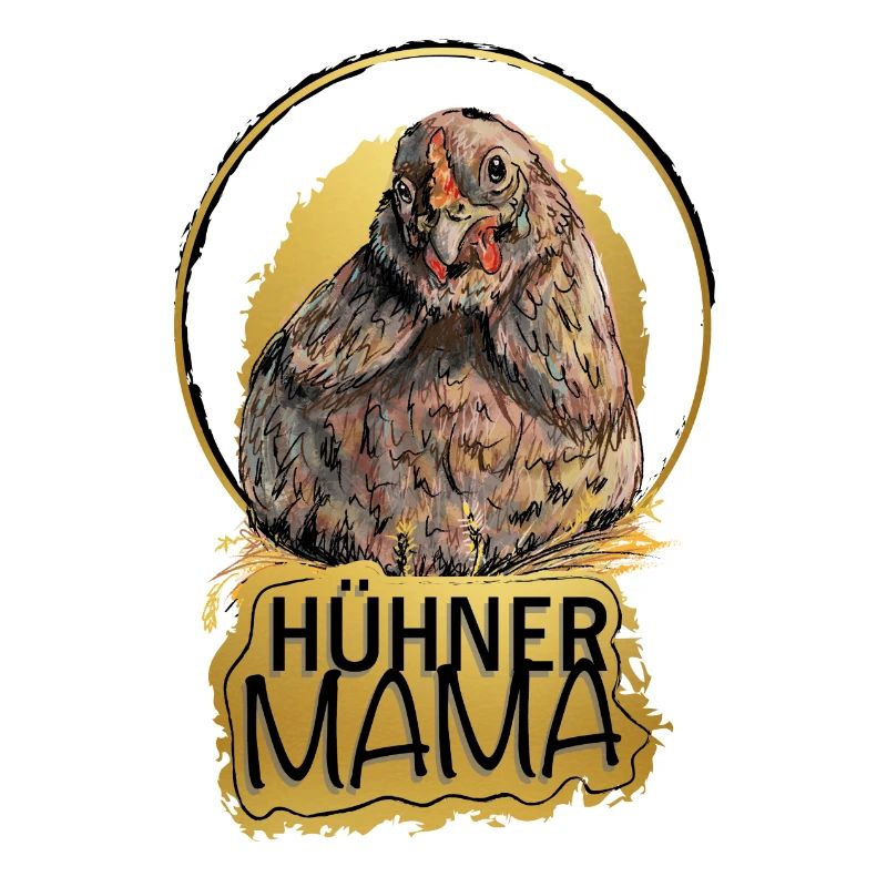 Hühner Mama