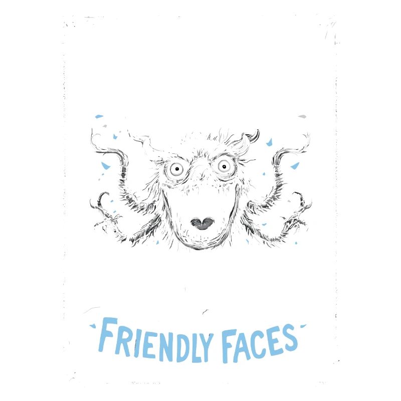 Monster with Friendly Faces