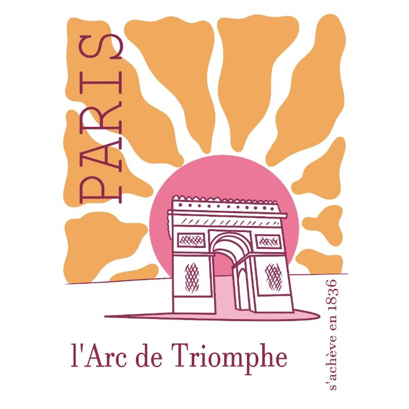 Frankreich arc de triomphe