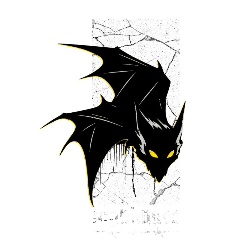 Nightmare Bat – Gothic Horror Vampire Creature Art