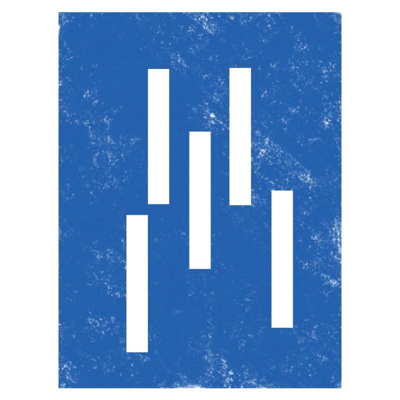 Composition abstraite de lignes verticales