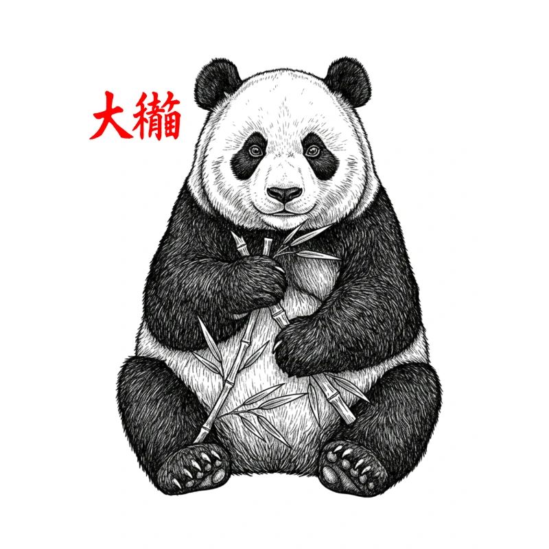 Asiatischer Panda
