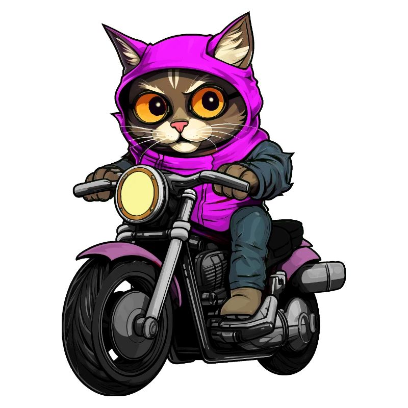 Cats Motorcyclists / Motorcycle Cat