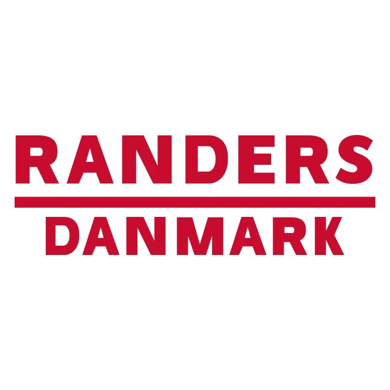 Randers Denmark Bold Red Typography