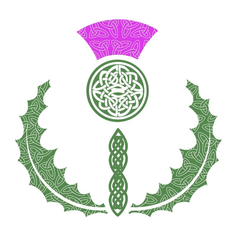 Celtic Knotwork Thistle