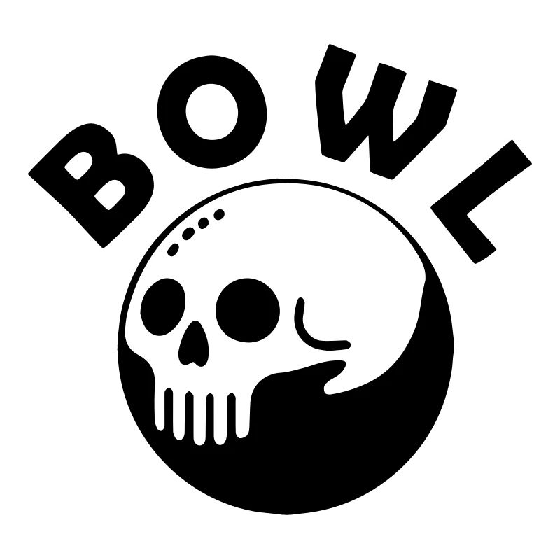 Skull Bowling Ball - Bowl Design