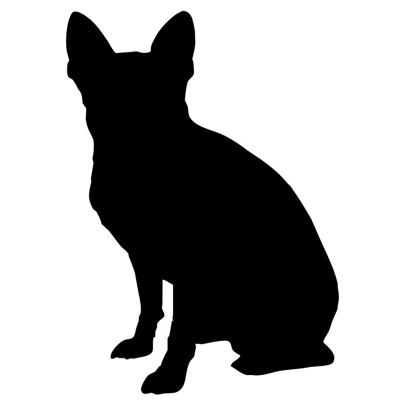 Vektor Hund Silhouette