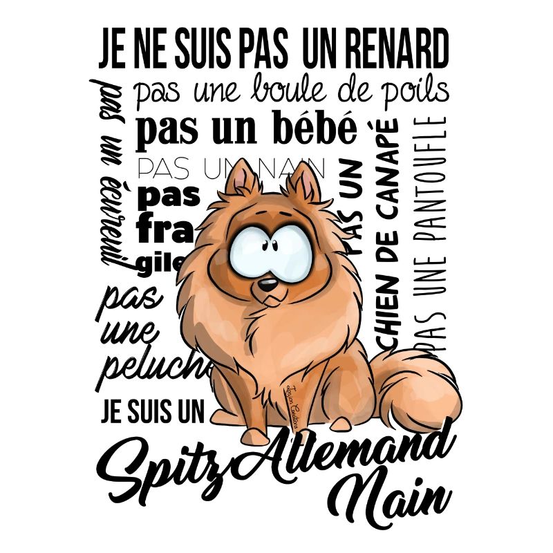 Ich bin Deutscher Spitz Schwarzer Zwerg