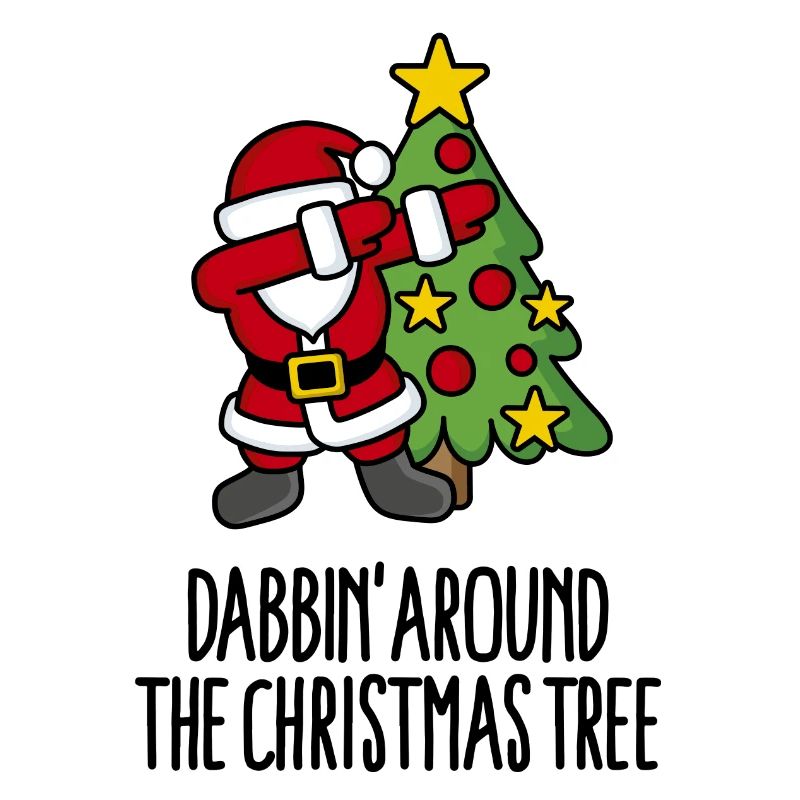 Dabbin' around the Christmas tree - Text