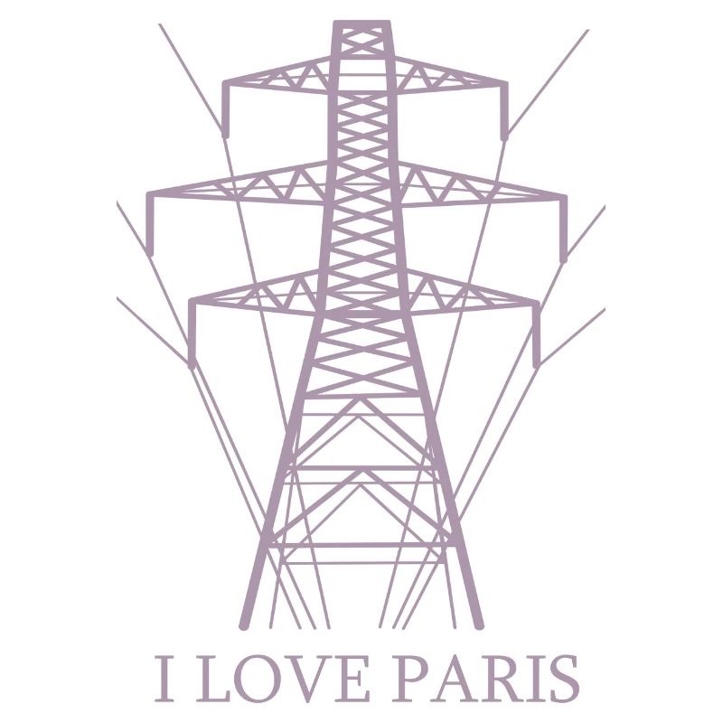 Ironique, j’adore Paris Tour Eiffel comme pôle électrique