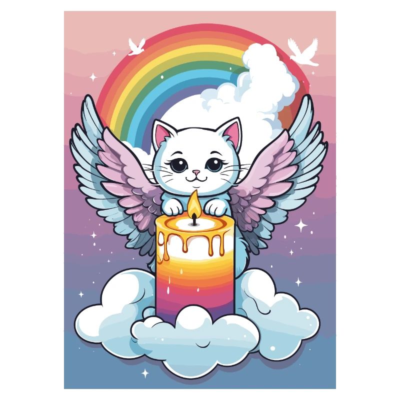 Ange chat mignon