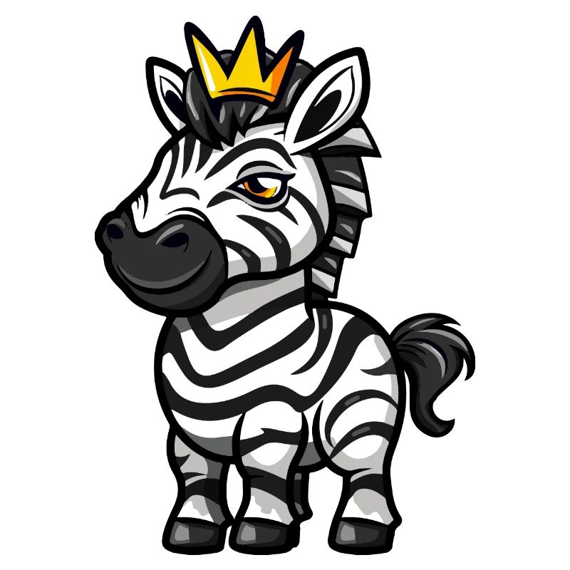 Zebra Cartoon Crown