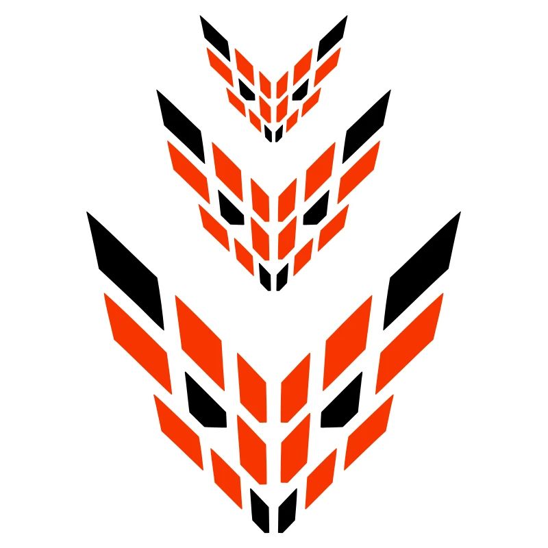 3 Renards Logo Abstrait Evil Eye Friends Équipe