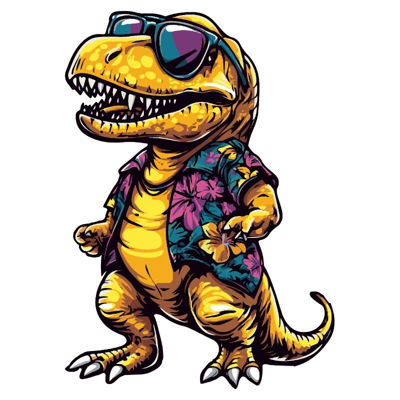 Dinosaurier T-Rex Cool Sommer