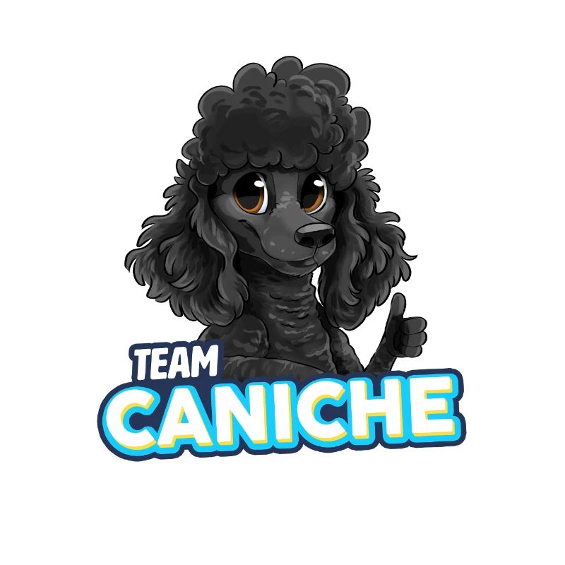TEAM Caniche - Noir