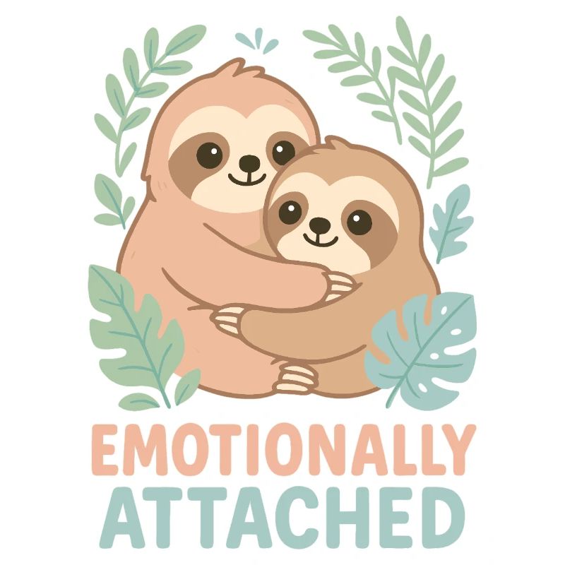 Sloth Couple – Cute Design with Emotion