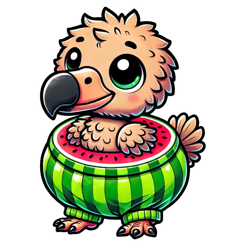 Fruit fantaisiste de pastèque dodo