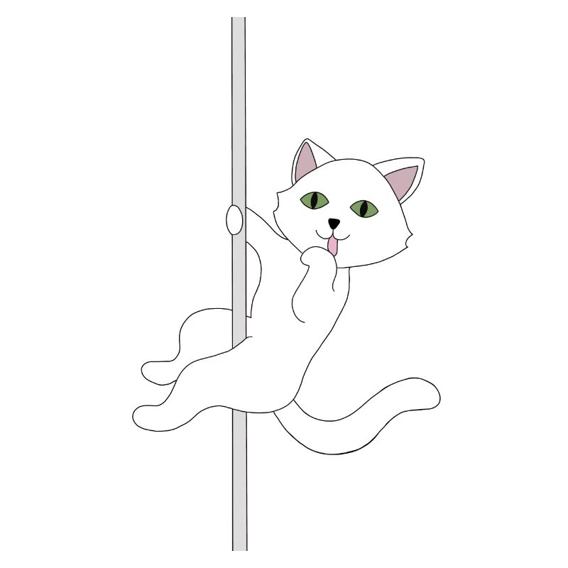 Danse de poteau de chat
