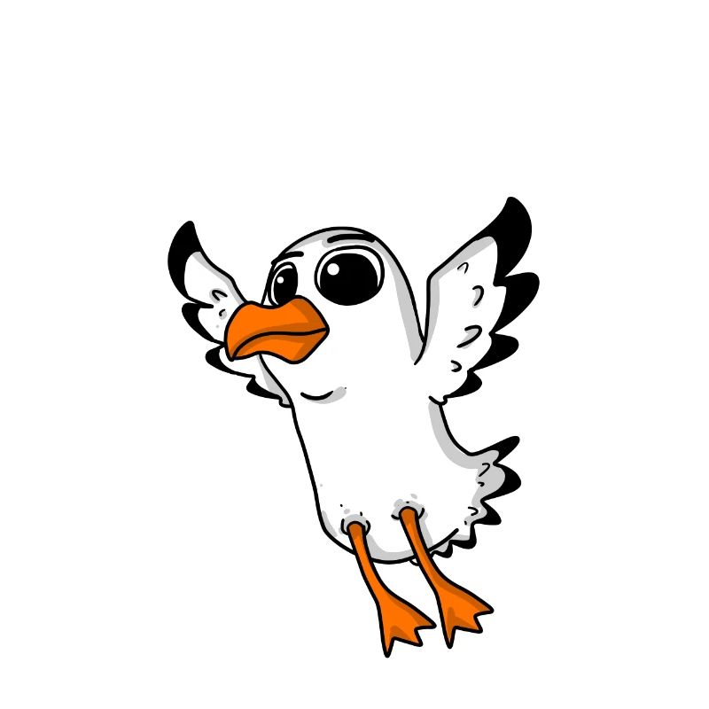 Moin Moin Baby Möwe