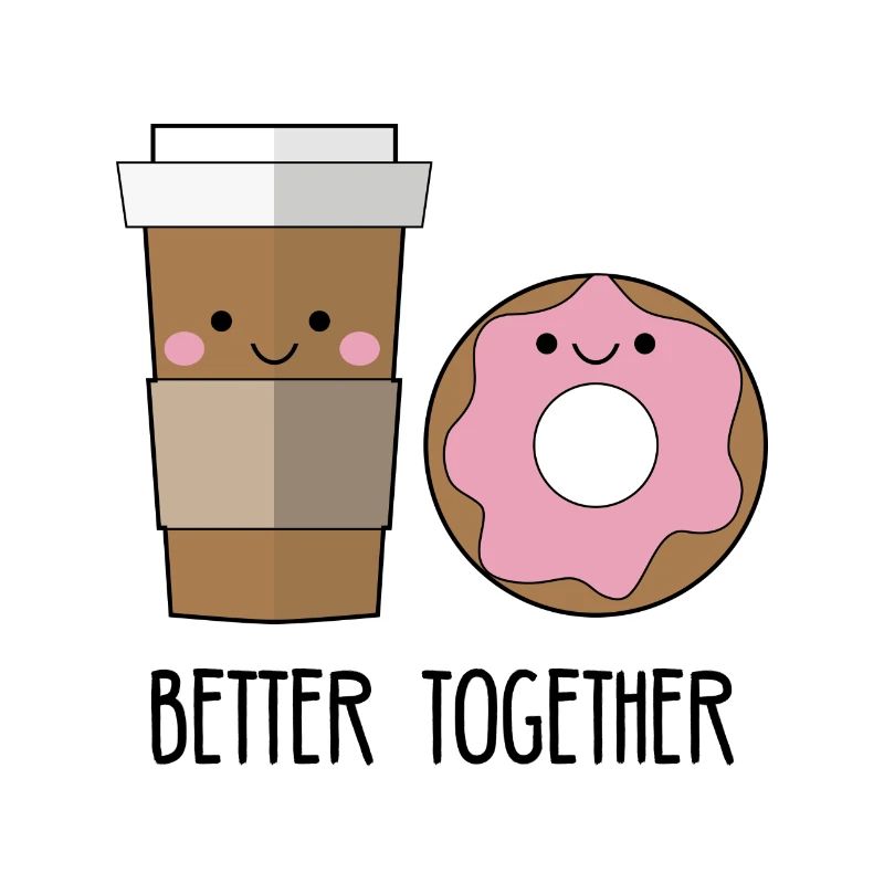 Beste Freunde: Better together - Coffe and Donut
