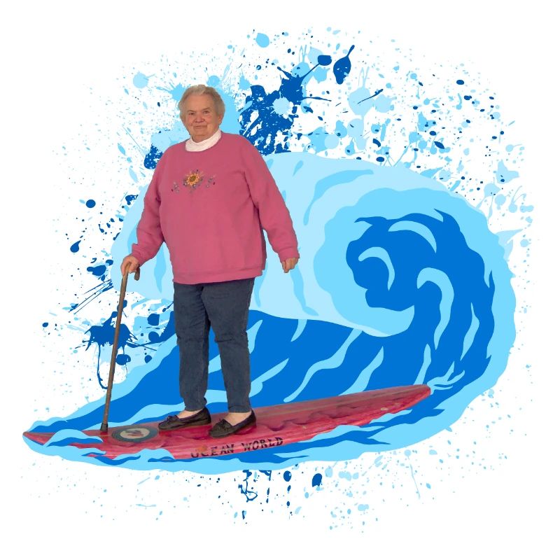 Surf granny