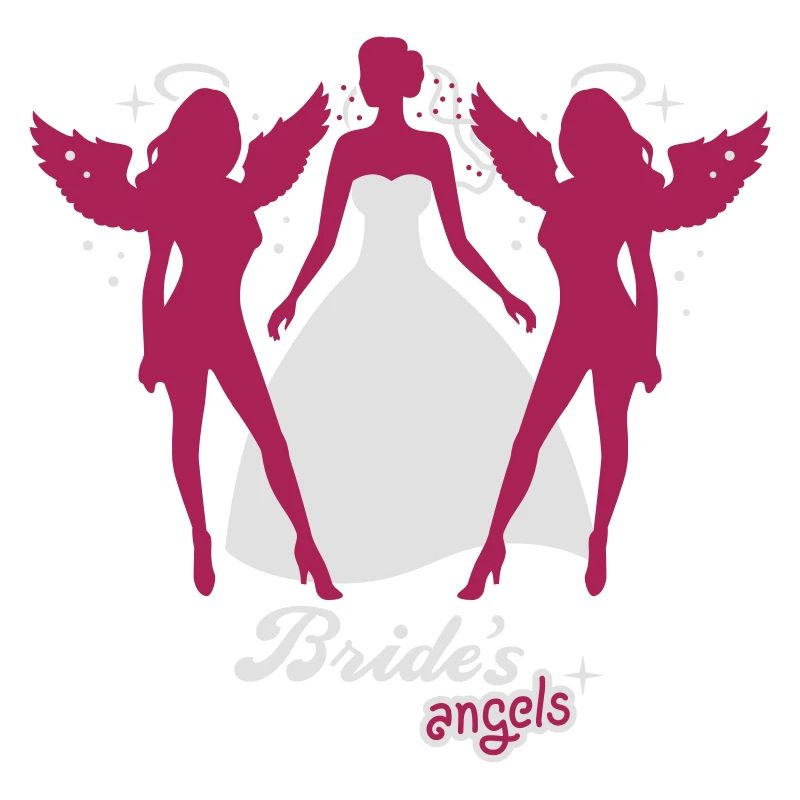 JGA - Braut - Bride - Brides angels - Engel - 2C
